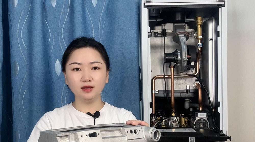 aifa体育网址LIKE系列全预混冷凝壁挂炉硅铸铝换热器